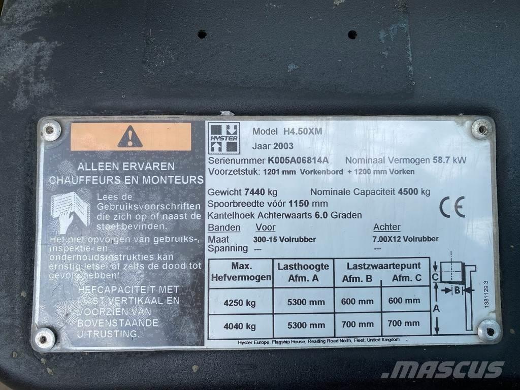Hyster H4.50XM Empilhadores Diesel