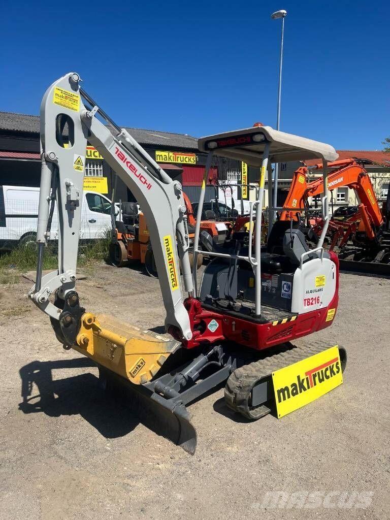 Takeuchi TB216 Mini Escavadoras <7t