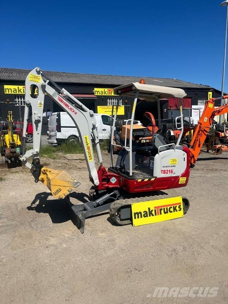 Takeuchi TB216 Mini Escavadoras <7t
