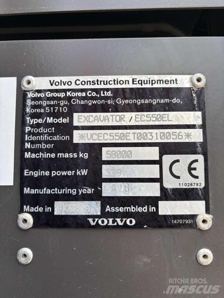 Volvo EC550EL Escavadoras de rastos