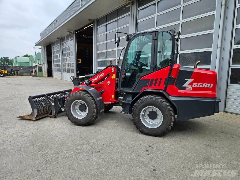 Schäffer 6680Z-II Pás carregadoras de rodas