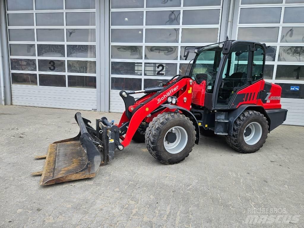 Schäffer 6680Z-II Pás carregadoras de rodas