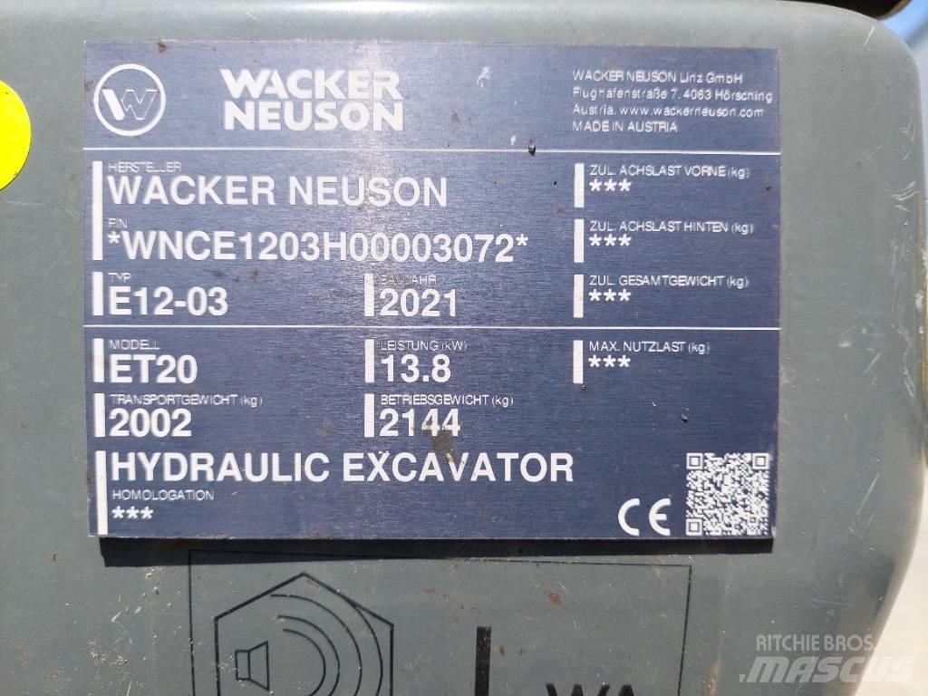 Wacker Neuson ET20 Escavadoras de rastos