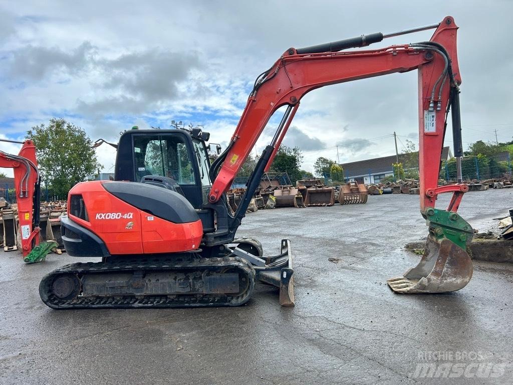 Kubota KX080-4 Escavadoras Midi 7t - 12t