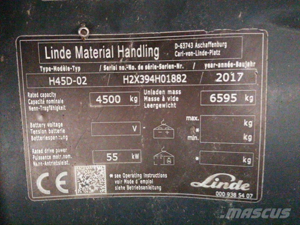 Linde H45D-02 Empilhadores Diesel