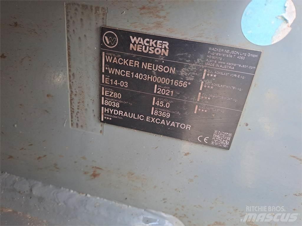 Wacker Neuson EZ80 Escavadoras de rastos