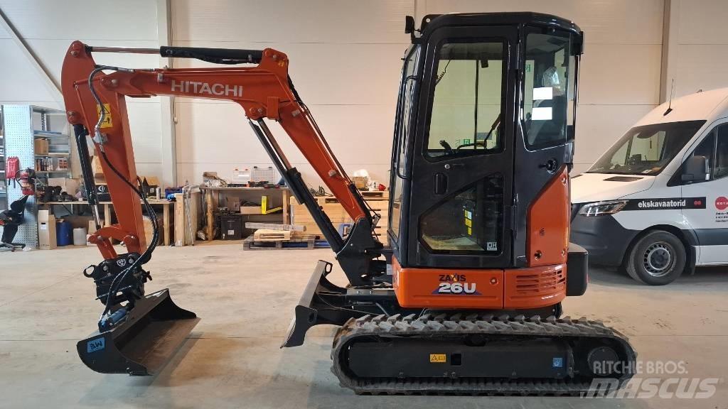 Hitachi ZX 26 U-6 Mini Escavadoras <7t