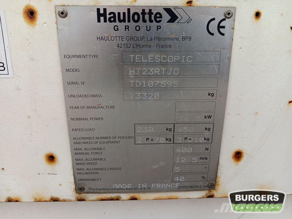 Haulotte HT23RTJO Elevadores braços Telescópicos