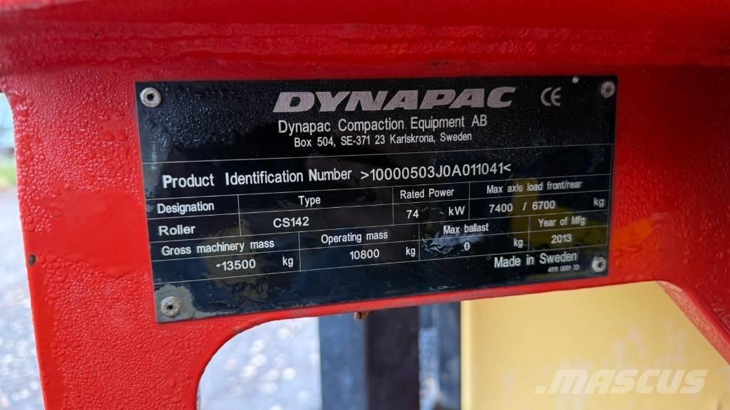 Dynapac CS 142 Cilindros Compactadores tandem