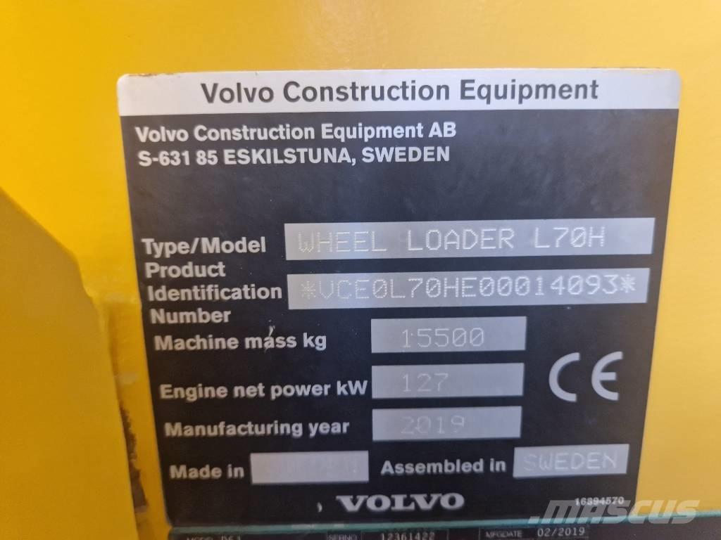 Volvo L 70 H Pás carregadoras de rodas