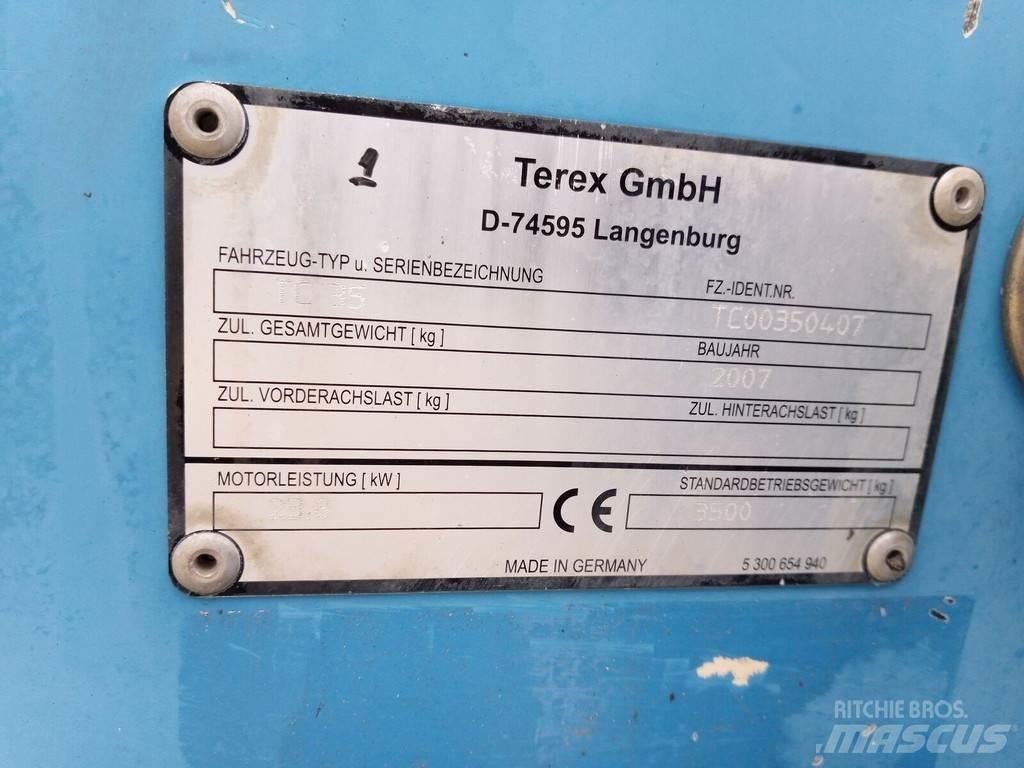Terex TC35 Mini Escavadoras <7t