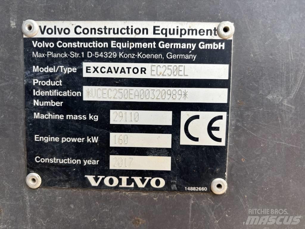 Volvo EC 250 EL Escavadoras de rastos