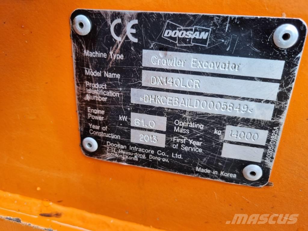 Doosan DX 140 LCR Escavadoras florestais