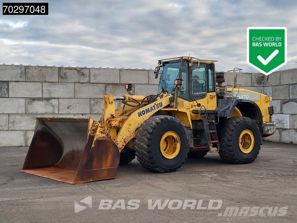 Komatsu WA470 -7 Pás carregadoras de rodas