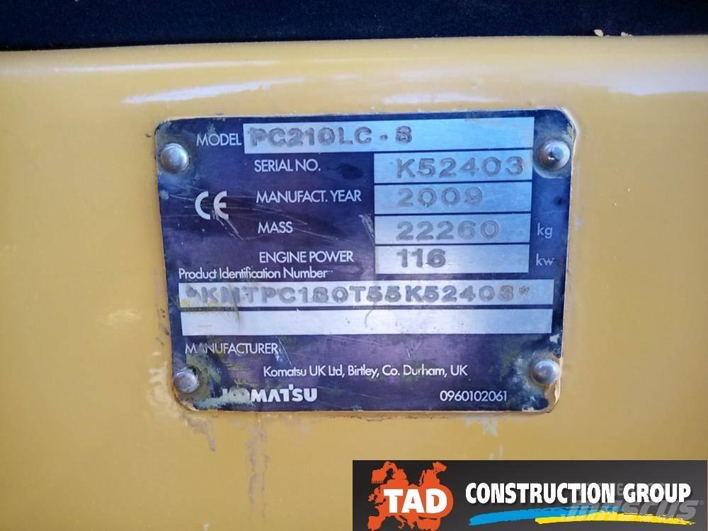 Komatsu PC210LC-8 Escavadoras de rastos