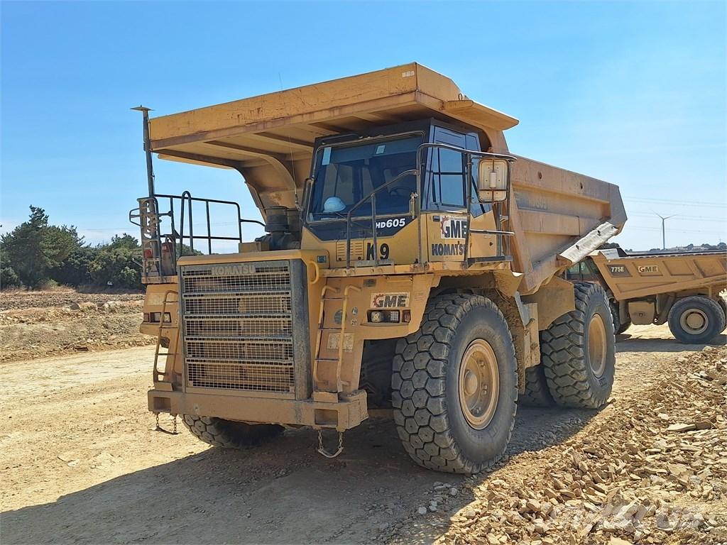 Komatsu HD 605-7E0 Camiőes dumper basculantes rígidos