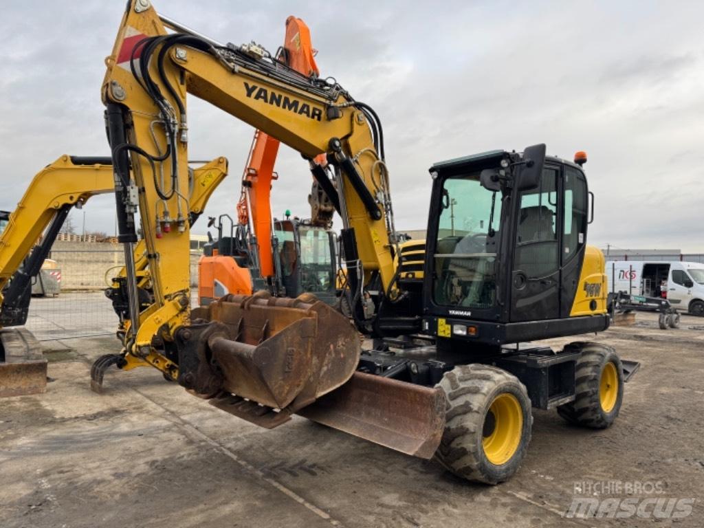 Yanmar B95W (40667) Escavadoras de rodas