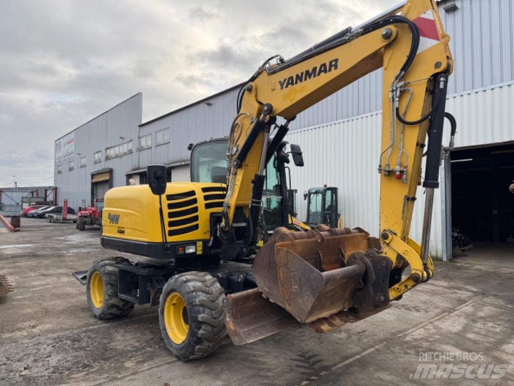 Yanmar B95W (40667) Escavadoras de rodas
