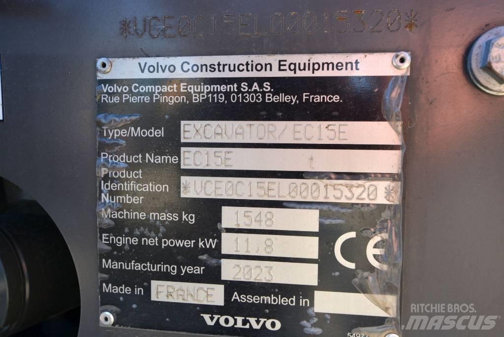 Volvo EC 15 E Mini Escavadoras <7t