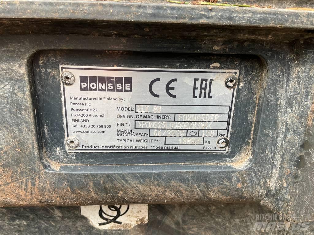 Ponsse ELK 8W Forwarders florestais