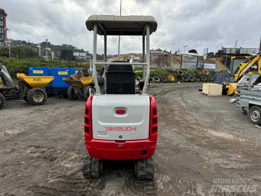 Takeuchi TB 216 Mini Escavadoras <7t