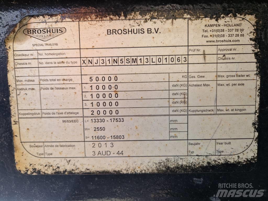 Broshuis Brønntralle Semi Reboques Carga Baixa