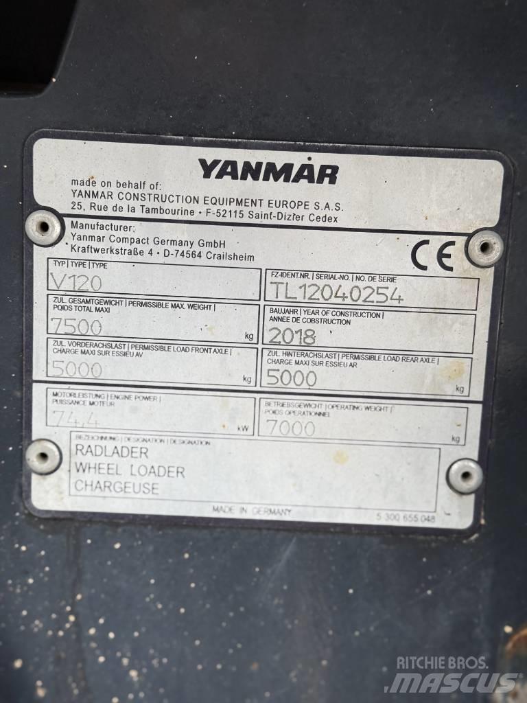 Yanmar V 120 Pás carregadoras de rodas