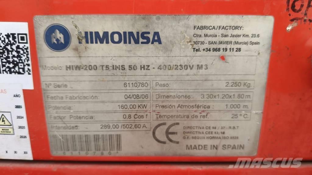 Himoinsa HIW 200 T5 Geradores Diesel