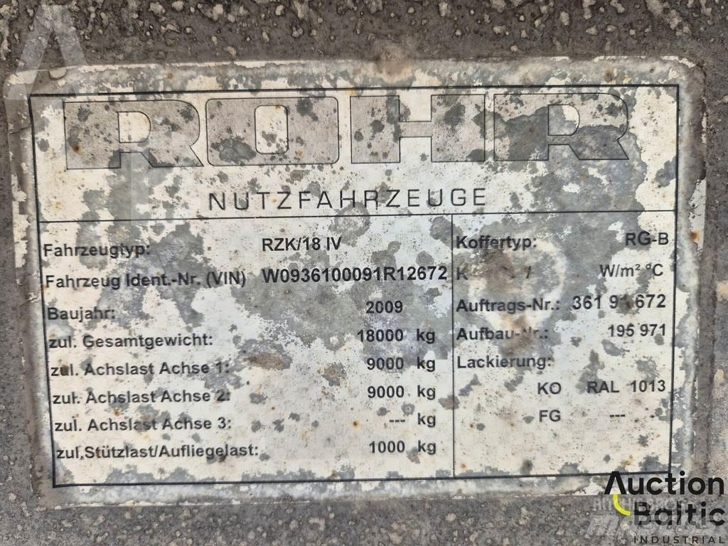 Rohr RZK 18 IV Semi Reboques Cortinas Laterais