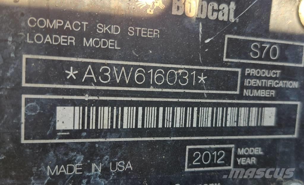 Bobcat S 70 Carregadoras de direcção deslizante