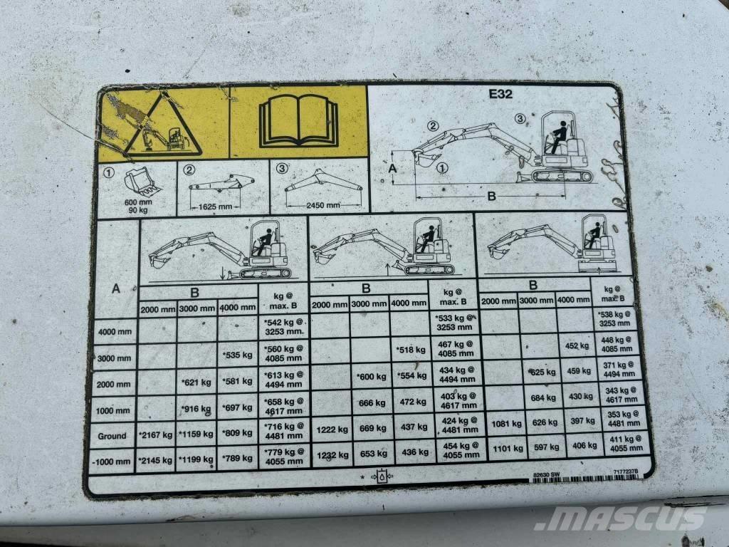 Bobcat E 32 Mini Escavadoras <7t