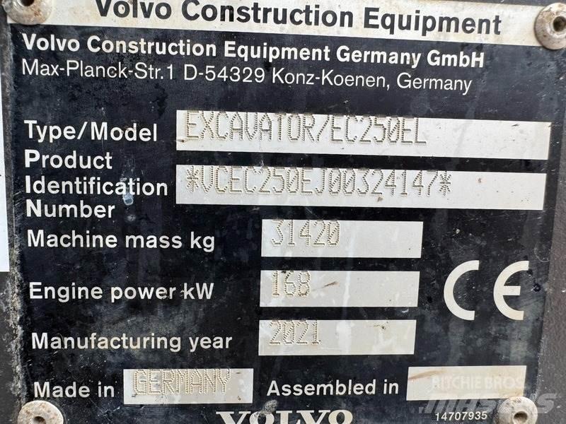 Volvo EC 250 EL Escavadoras de rastos