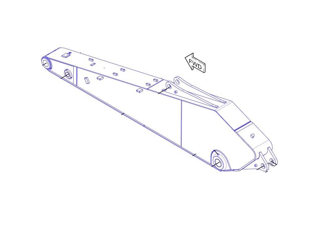 CAT 330F Lanças e braços dippers