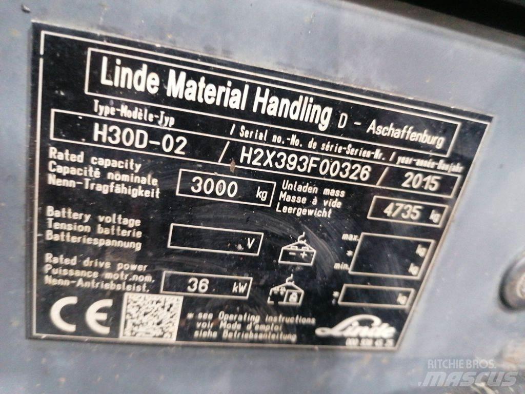 Linde H30D-02 Empilhadores Diesel