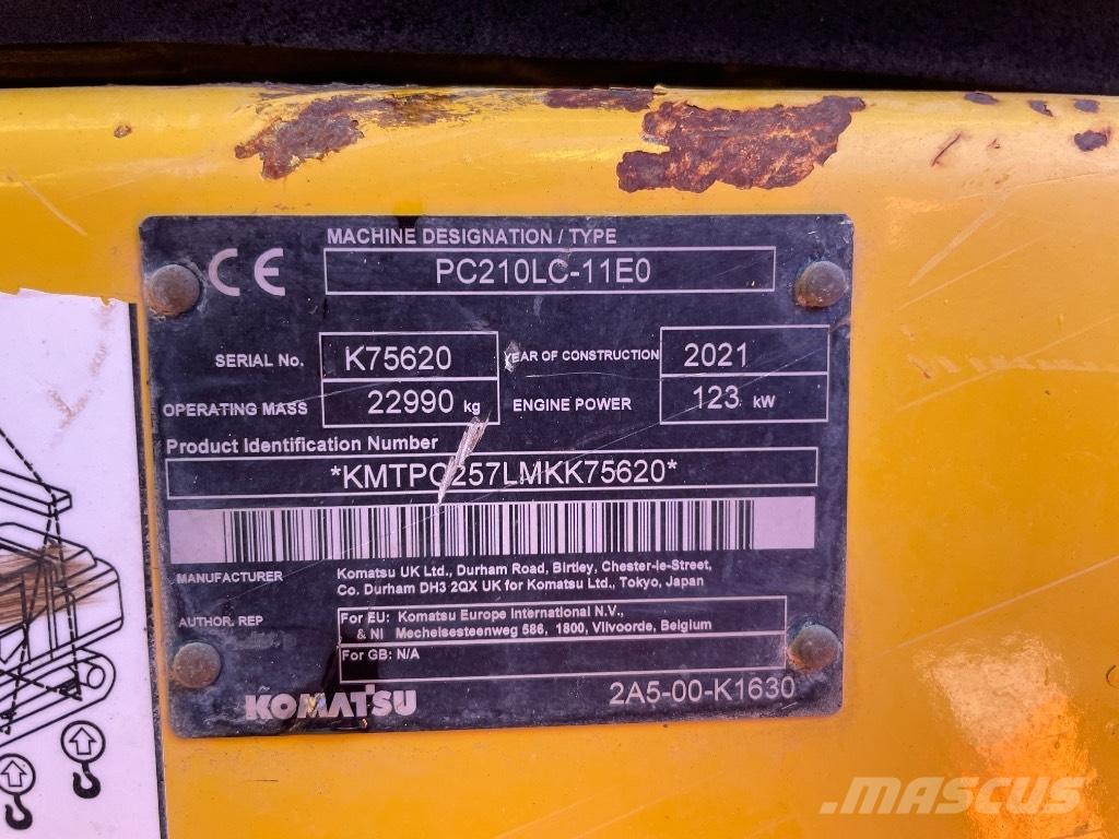 Komatsu PC 210 LC-11 Escavadoras de rastos