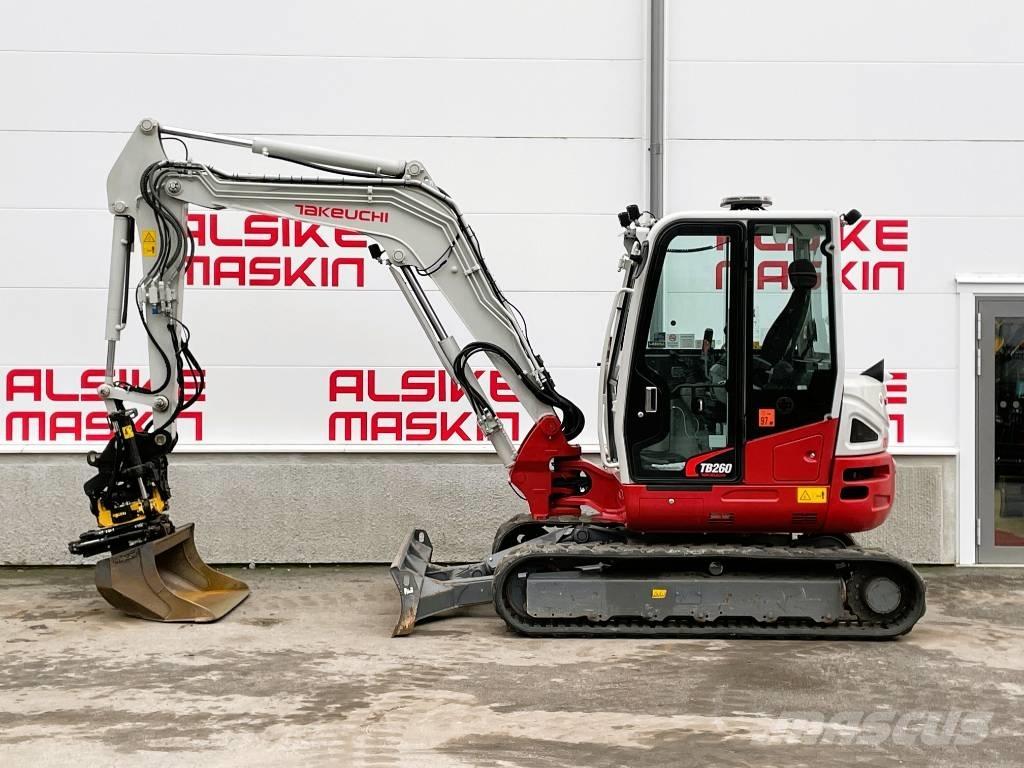 Takeuchi TB 260 Mini Escavadoras <7t