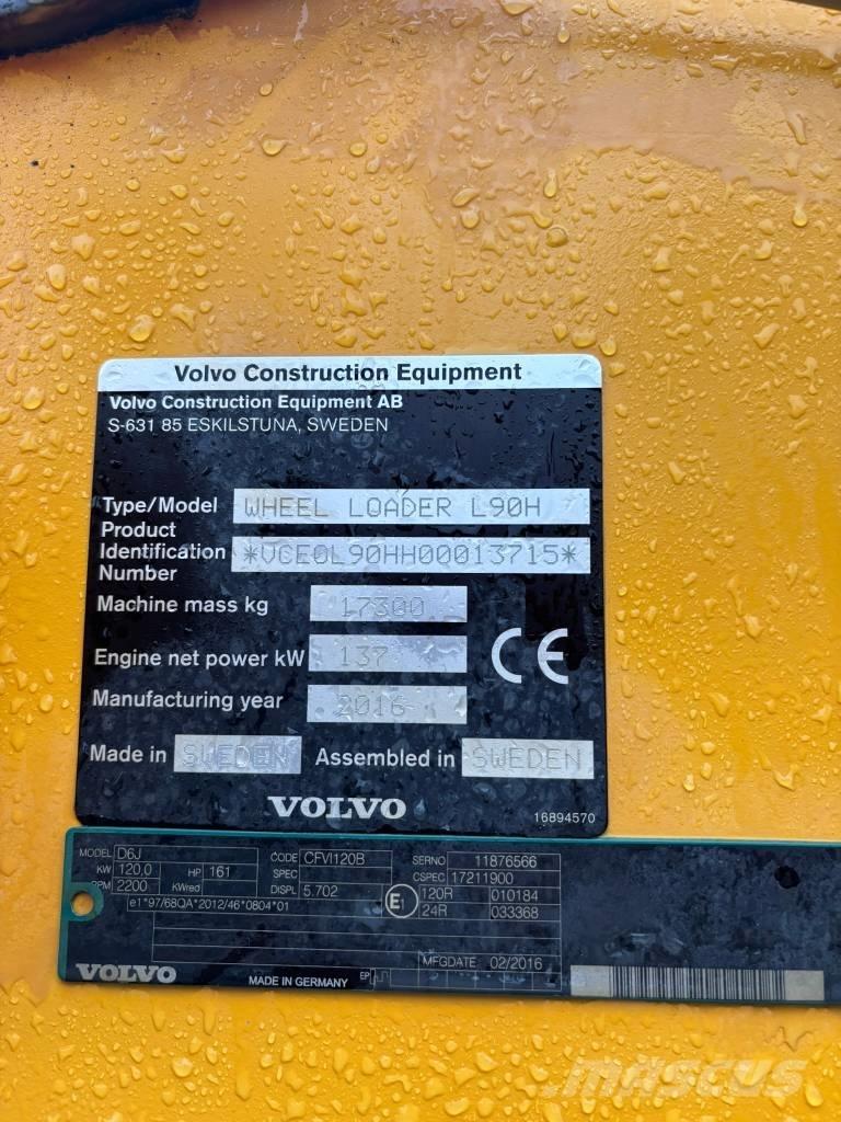 Volvo L 90 H Pás carregadoras de rodas