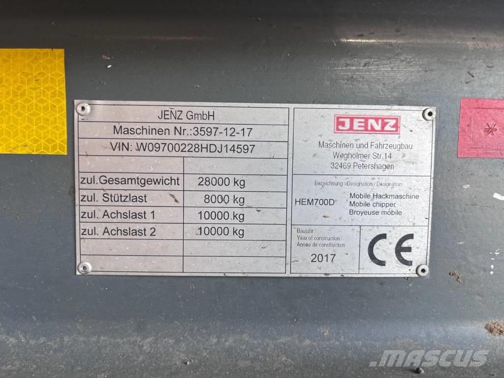 JENZ HEM 700 D Estilhaçadoras florestais