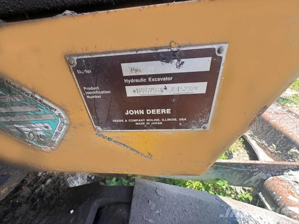 John Deere 75 G Mini Escavadoras <7t
