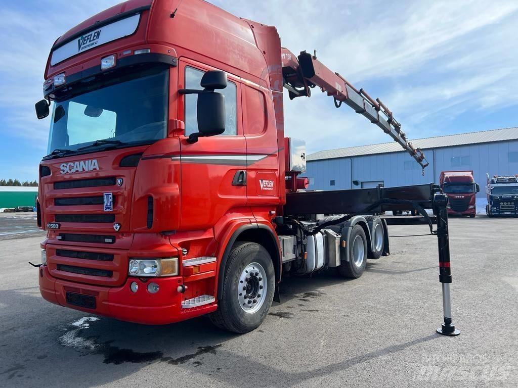 Scania R 580 Camiões grua