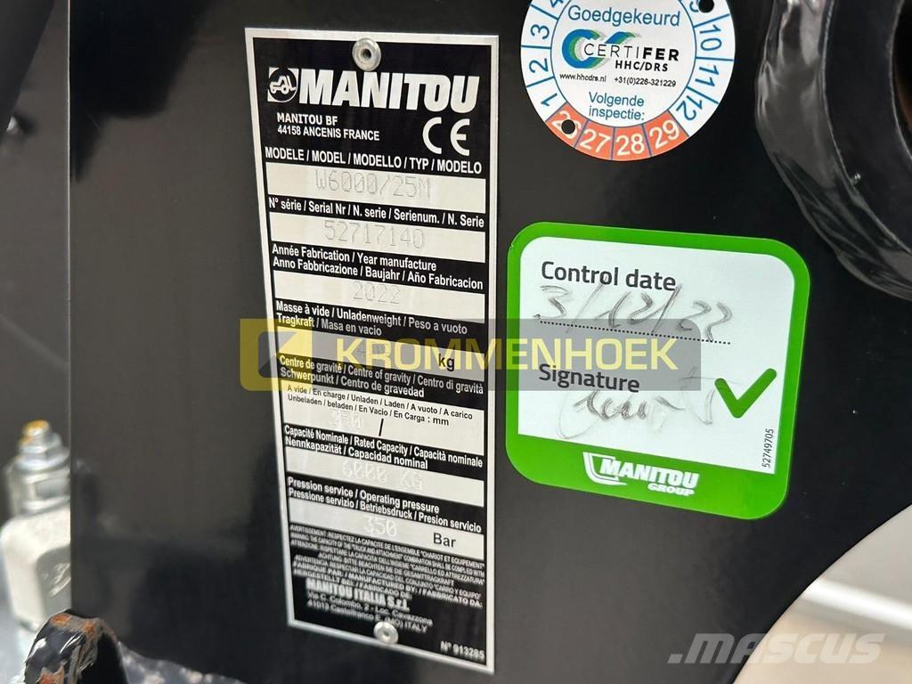 Manitou W6000 Manipuladores telescópicos