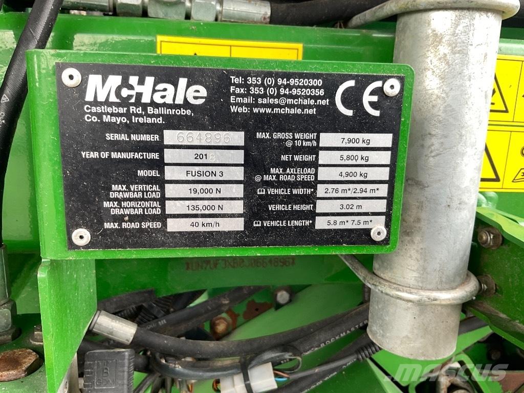 McHale Fusion 3 Enfardadeira de rolos