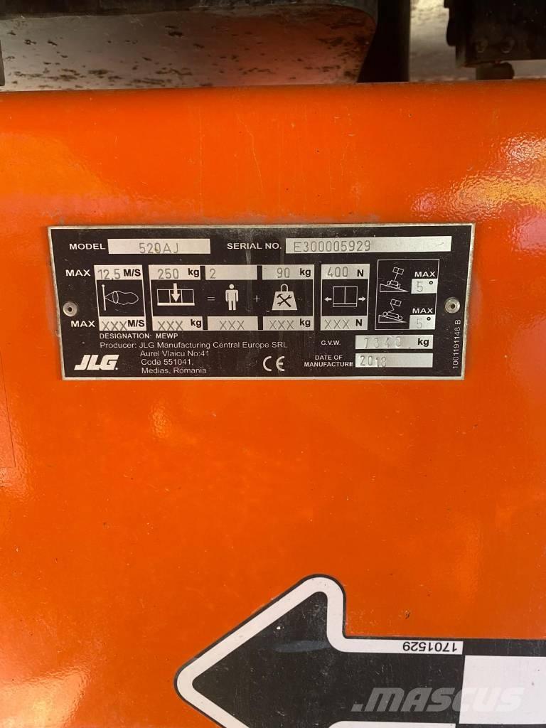JLG 520 AJ Elevadores braços articulados