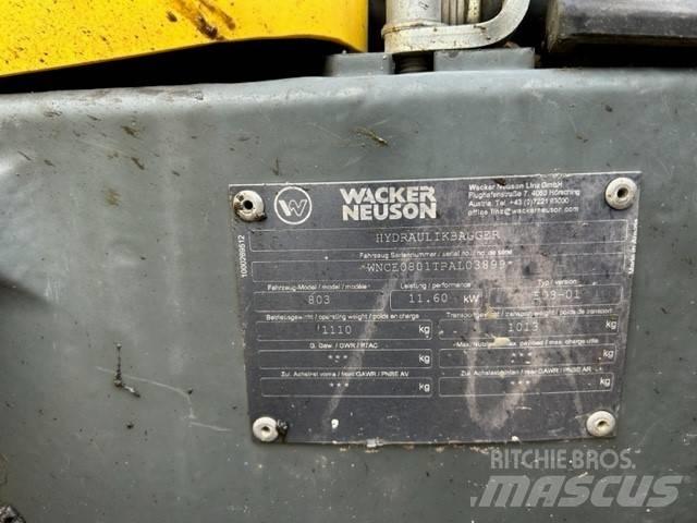 Wacker Neuson 803 Mini Escavadoras <7t