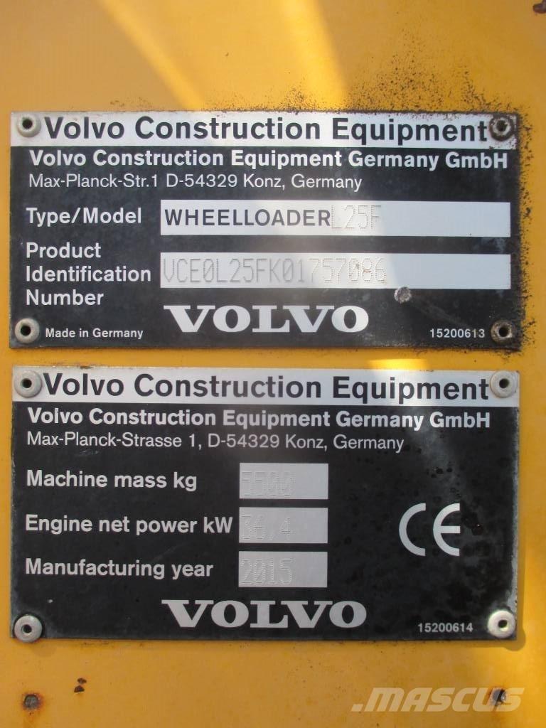 Volvo L 25 F Pás carregadoras de rodas