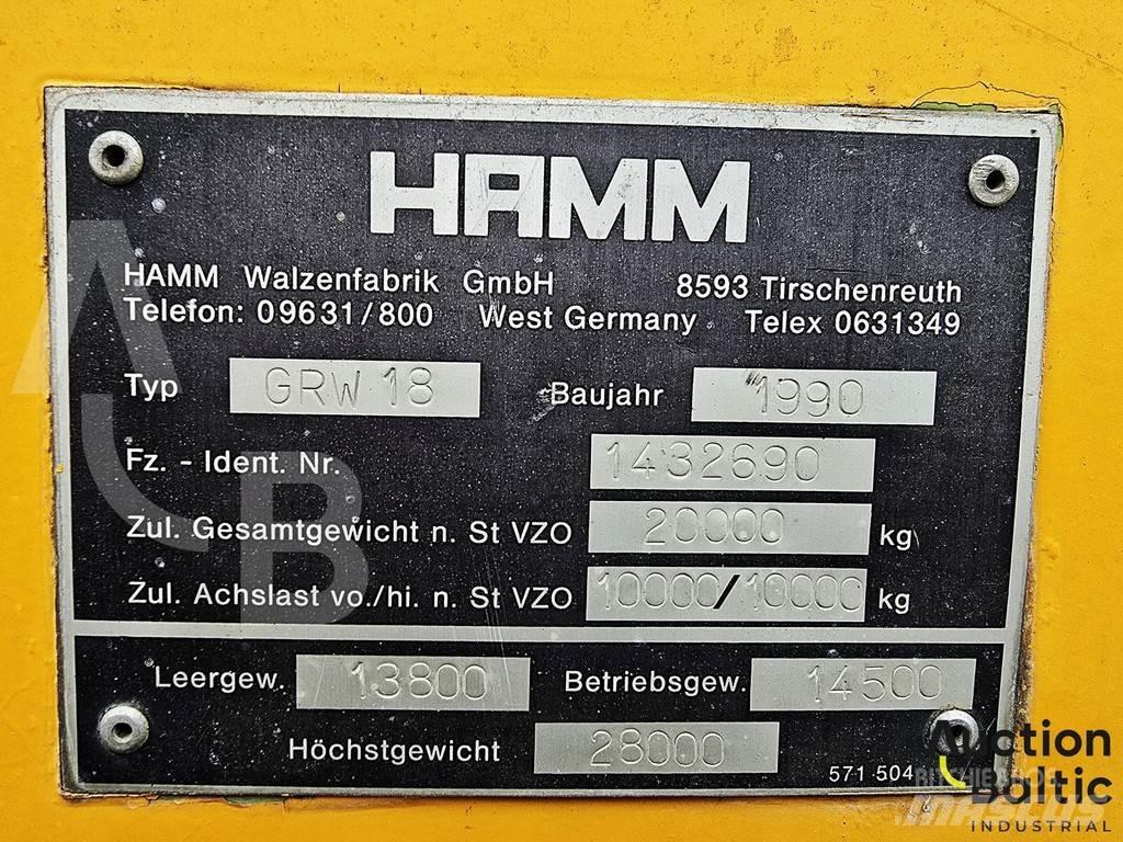 Hamm GRW 18 Cilindros Compactadores de pneus