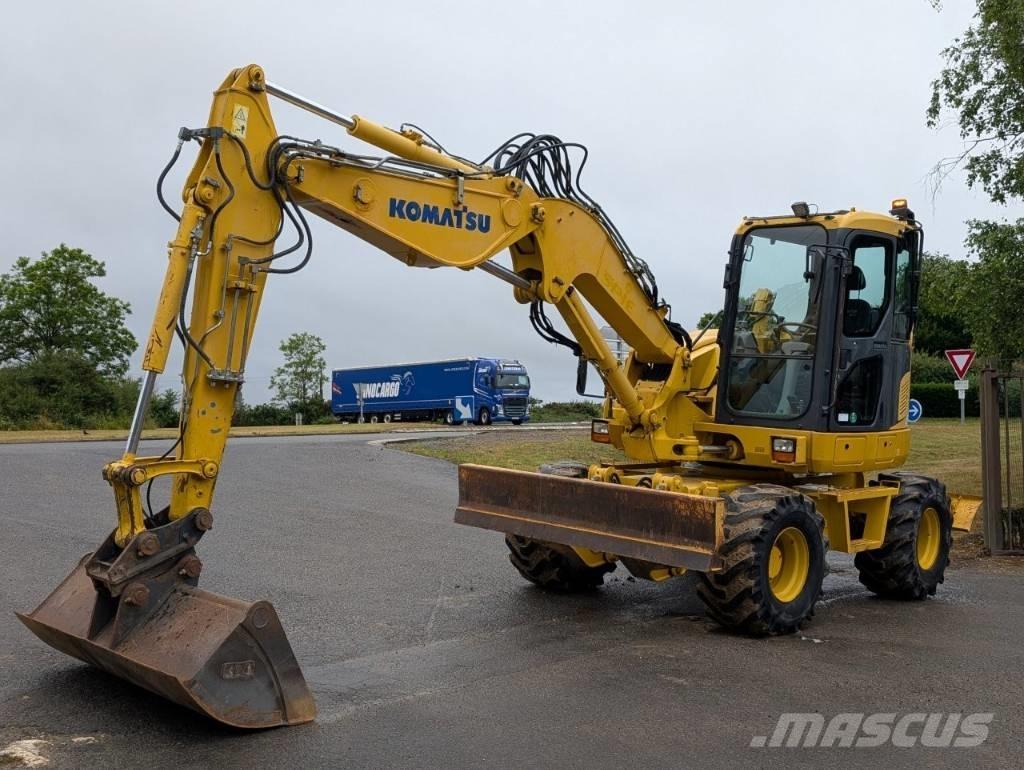 Komatsu PW 98 MR-8 Escavadoras de rodas