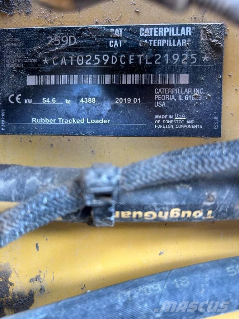 CAT 259 D Carregadoras de direcção deslizante