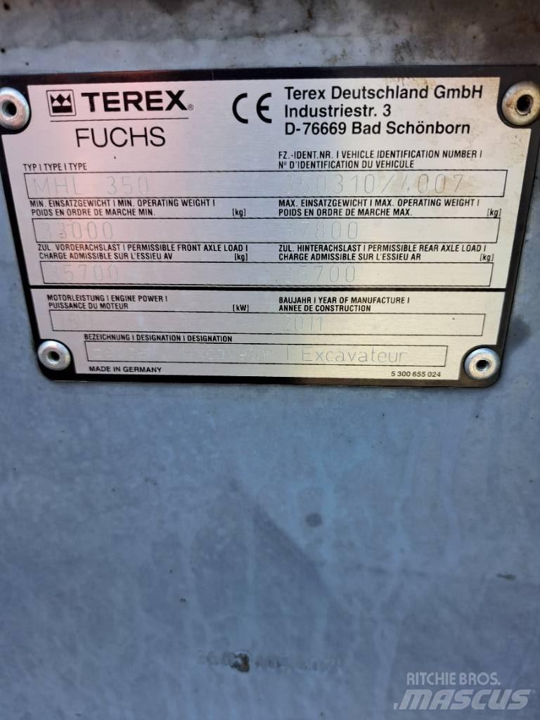 Fuchs MHL350E Manipuladores de resíduos / indústria