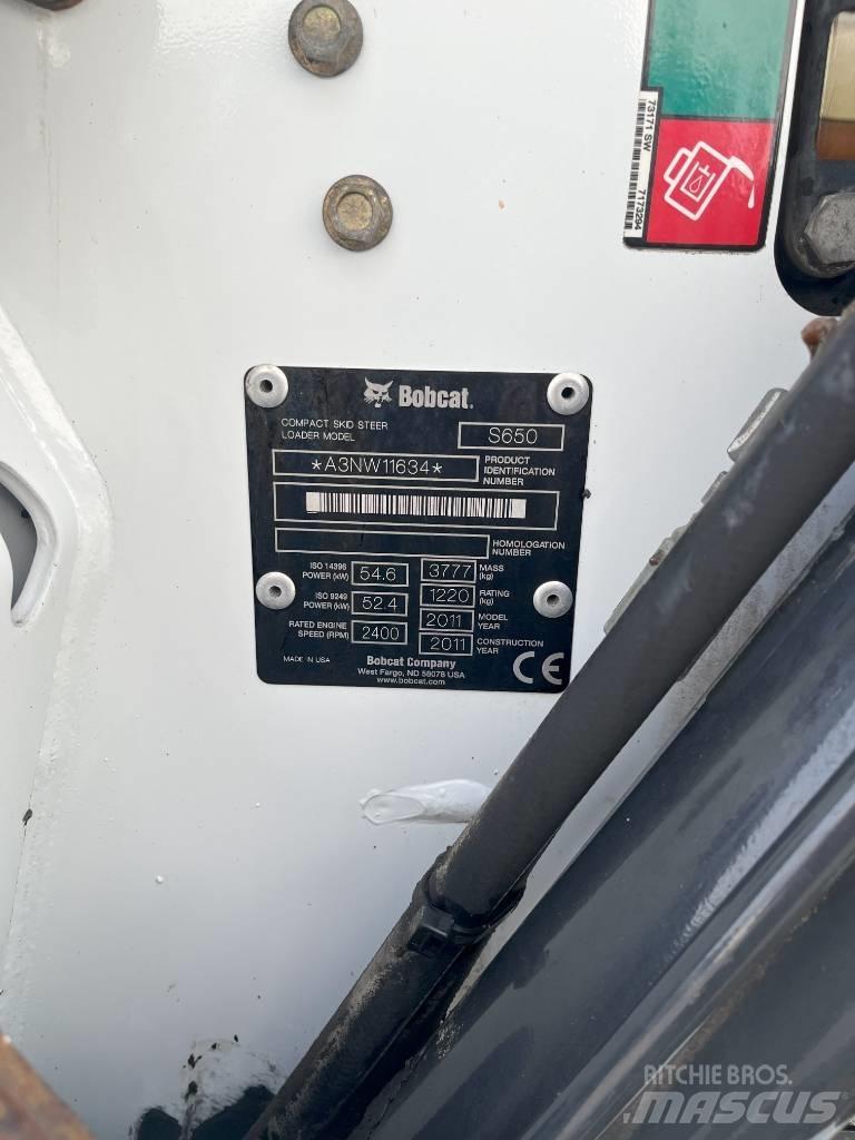 Bobcat S 650 Carregadoras de direcção deslizante